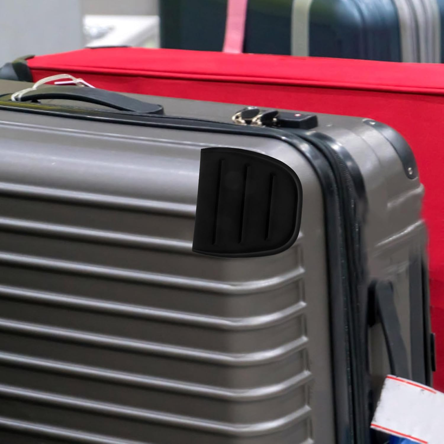 SOLUSTRE 4Pcs Suitcase Corner Protectors Luggage Corner Guards Shipping Packaging Box Corner Protectors Plastic Carton Box Edges Guard Protectors image number 6