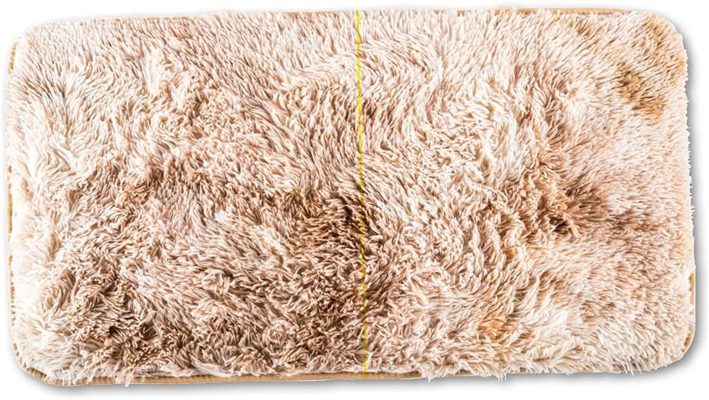 1X Mat Cosy Synthetic Fur Floor Soft Luxurious Home Master - Cream 90Cm X 50Cm image number 3