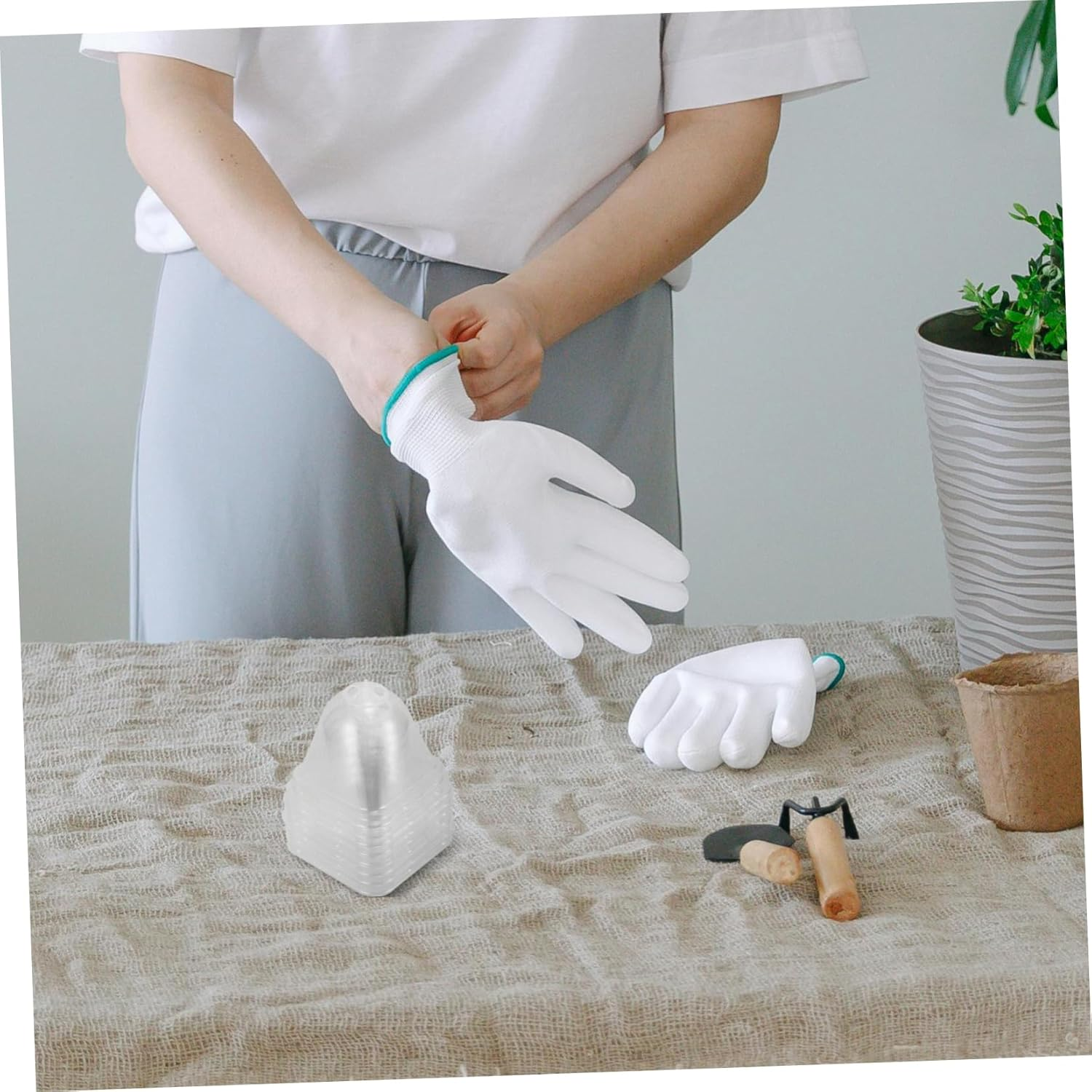 BCOATH 6Pcs Winter Plant Covers Frost Covers for Outdoor Garden Supply Bird and Creature Protection image number 3