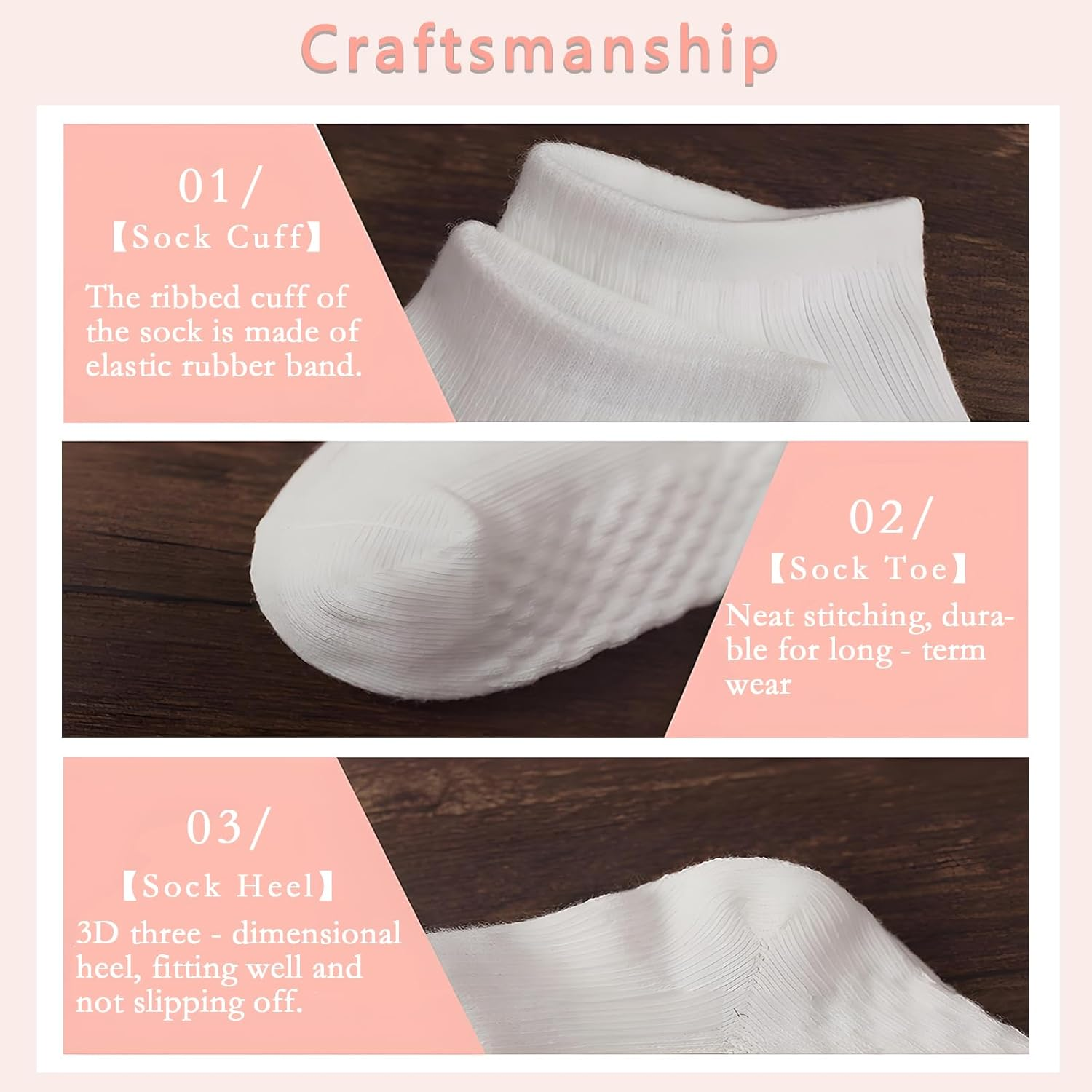 Checkzed 5 Pack Baby Mesh Thin Socks， Cotton Low Cut Kids Toddler， Wrap Ankle Socks，Soft White Non Slip Socks for Girls or Boys，Comfortable Children'S Sports Socks image number 2