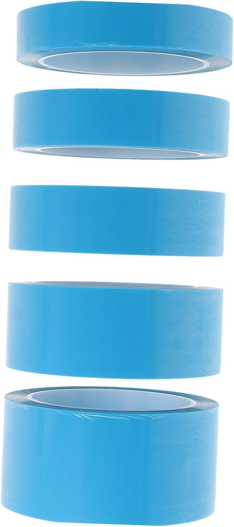 5 Rolls Paint Masking Tape Automotive Paint Supplies Thin Tape for Car Painting Low Tack for Curves and Precision Work image number 3