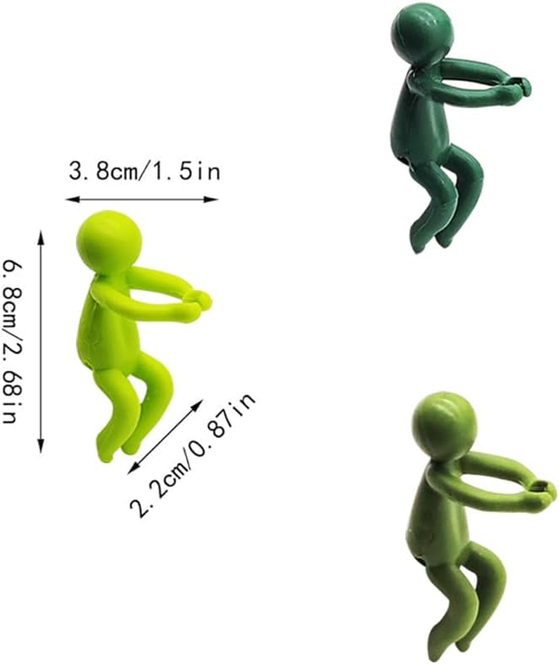 12 PCS Plant Propagation Buddy,Decorative Plant Supports Garden Decoration,Little Man Plant Holder for Sprouts,Stems Shoots, Cuttings,Plant Nurturing image number 4