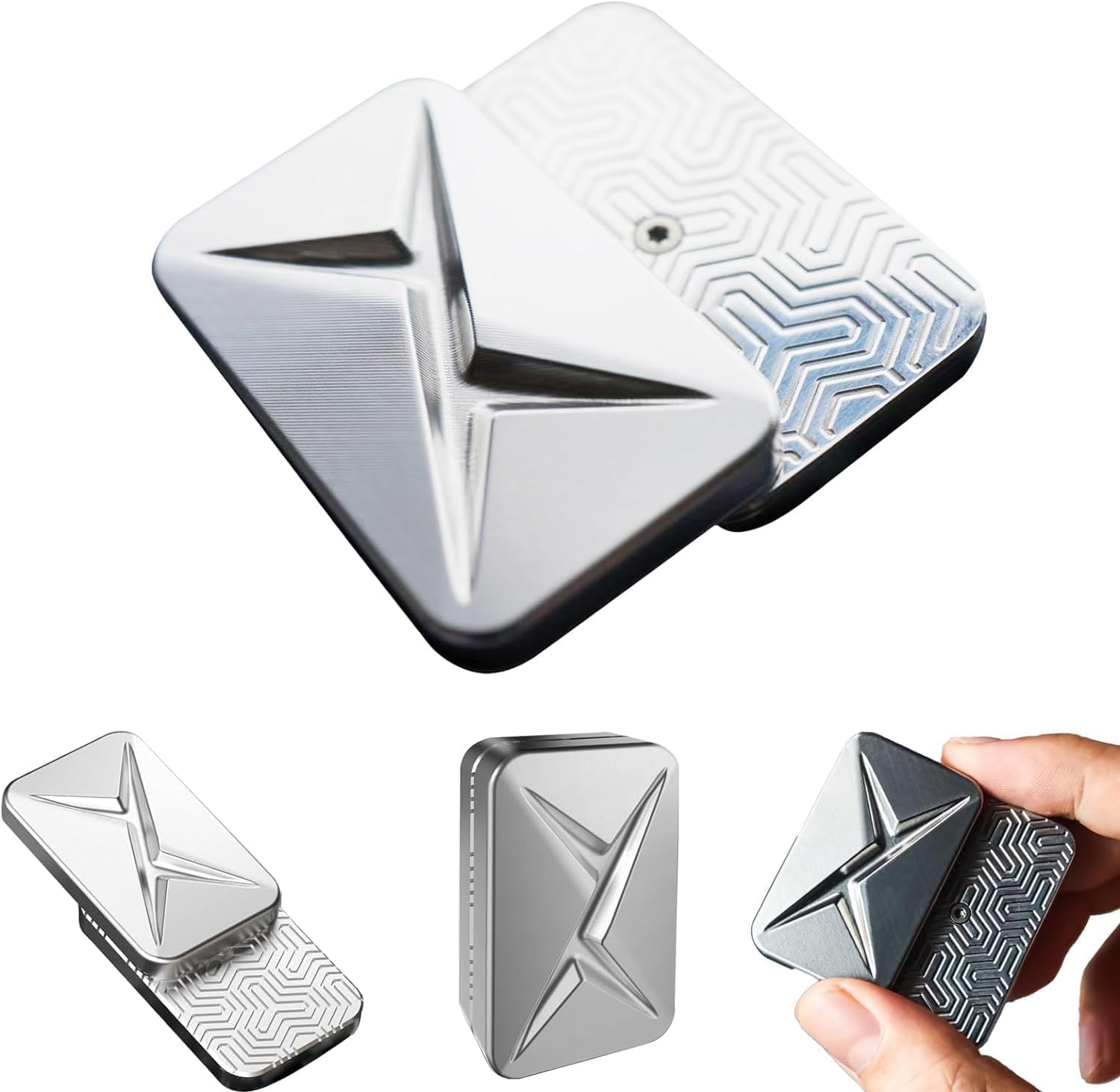 B-Qtech Metal Poker Fidget Slider Toy, Fidget Toys for Adults, Magnetic Slider Toy, Autism Anxiety Stress Relief Magnetic Fidget Toy for Adults, Adult Office Desk Toy image number 4