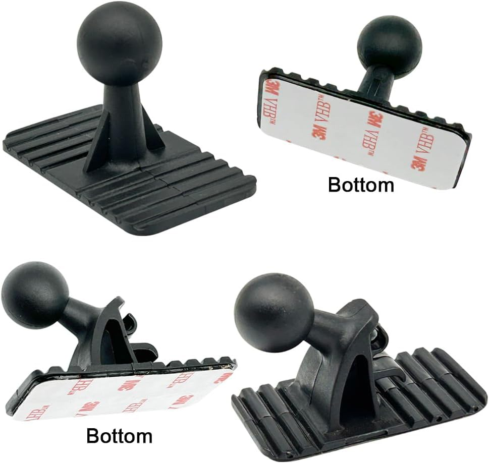 Car Mobile Phone Bracket Dashboard Pasting Base 17Mm Ball Head. There Will Be No Residue after Remove.Accessories Can Be Pasted on the Curved Operation Table. (Model a + Model D) image number 6