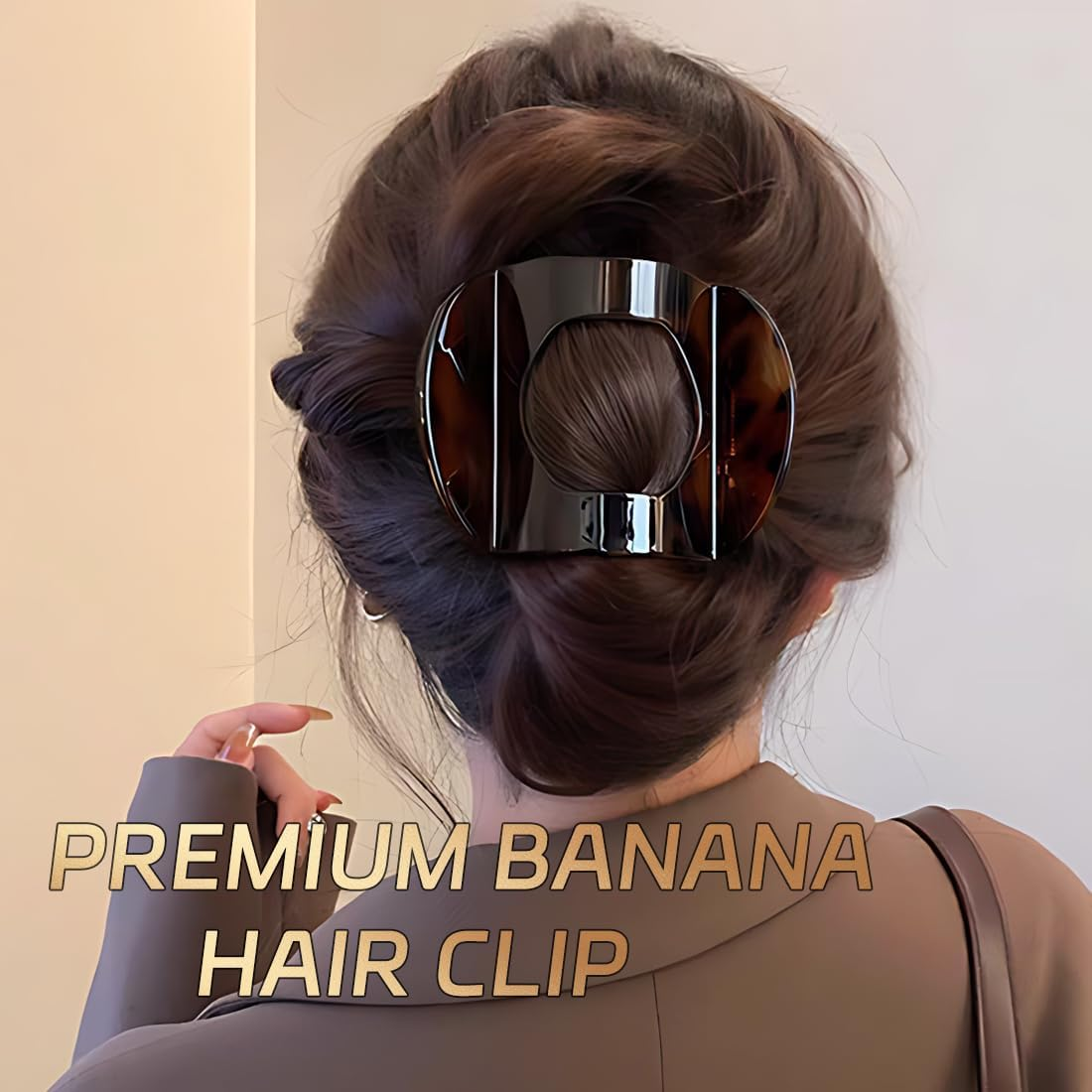 GGUFAY 6 X Women'S Hair Clips, Large French Hair Clips, Non-Slip Hair Clips, Elegant for Women and Girls image number 1