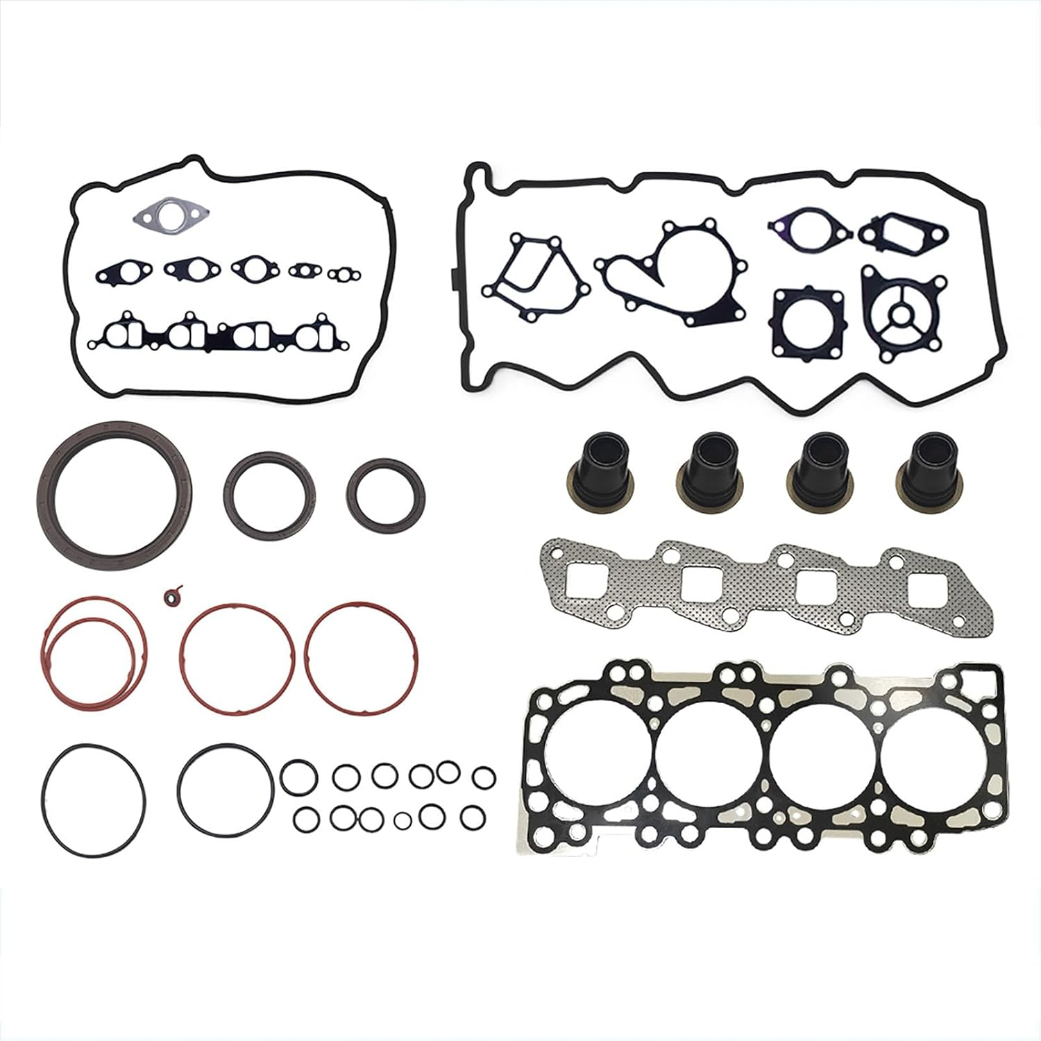 MAX COOL VRS Valve Cylinder Head Gasket Kit Set Suitable for Nissan Navara D22 D40 Pathfinder R51 2.5L 2008-2015 image number 3
