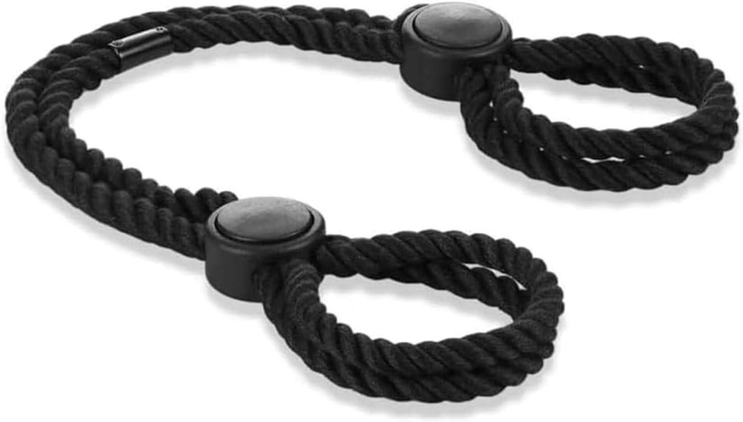 1 Pcs Sex Bondage Rope,Adjustable Rope Restraint Handcuffs and Fetters,Bdsm Fetish Slave Bondage Toy,Sex Game Bondage Rope SM Erotic Beginner,Adult Bondage Rope Sex Games Couple(Black)