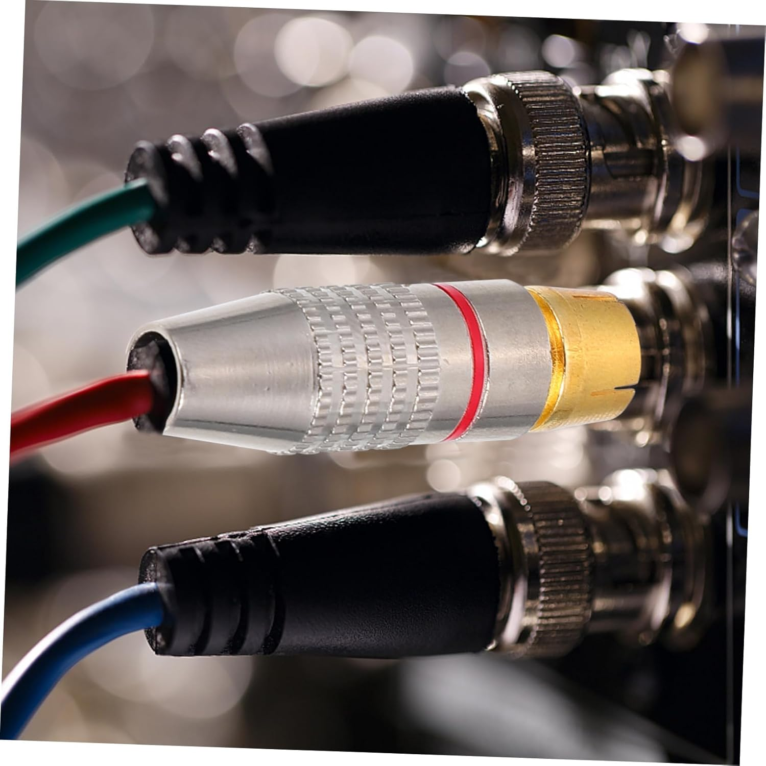 COHEALI 4Pcs Male Plugs Speaker Audio Connectors with Open Mount for Secure Wire Connection Video Adapter for Hifi Sound Systems image number 4