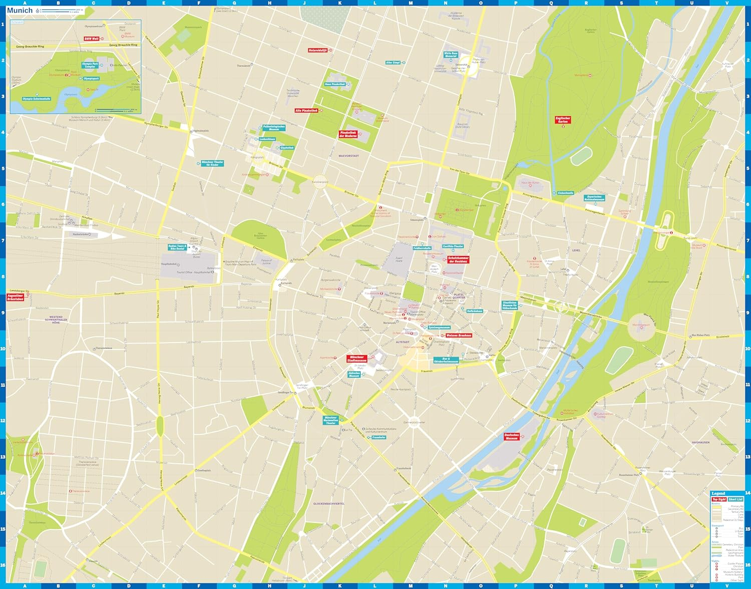 Lonely Planet Munich City Map image number 2