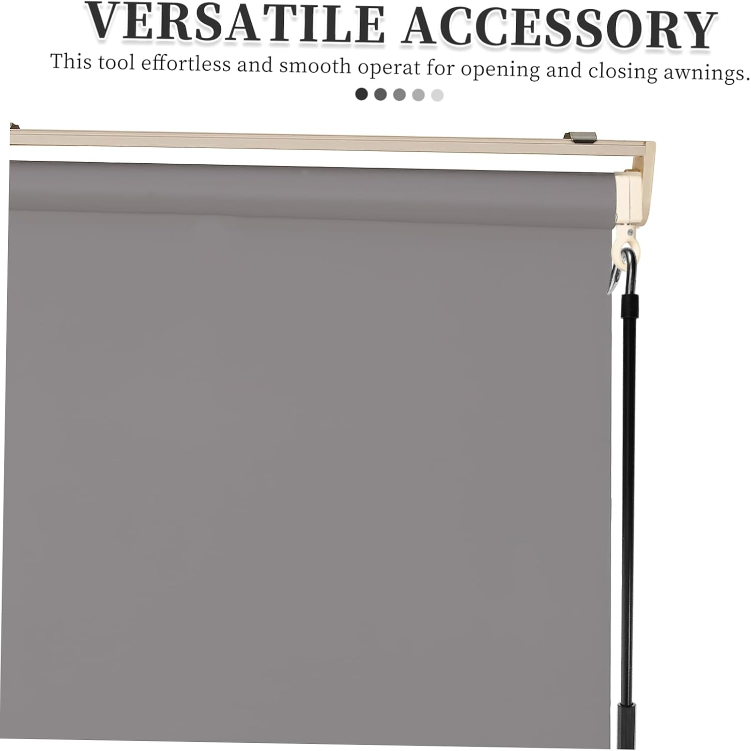 Kisangel Heavy-Duty Manual Awning Crank Handle Outdoor Shade Canopy Universal Replacement Wand Awning Manual Wand for Rv Awnings Retraction image number 6