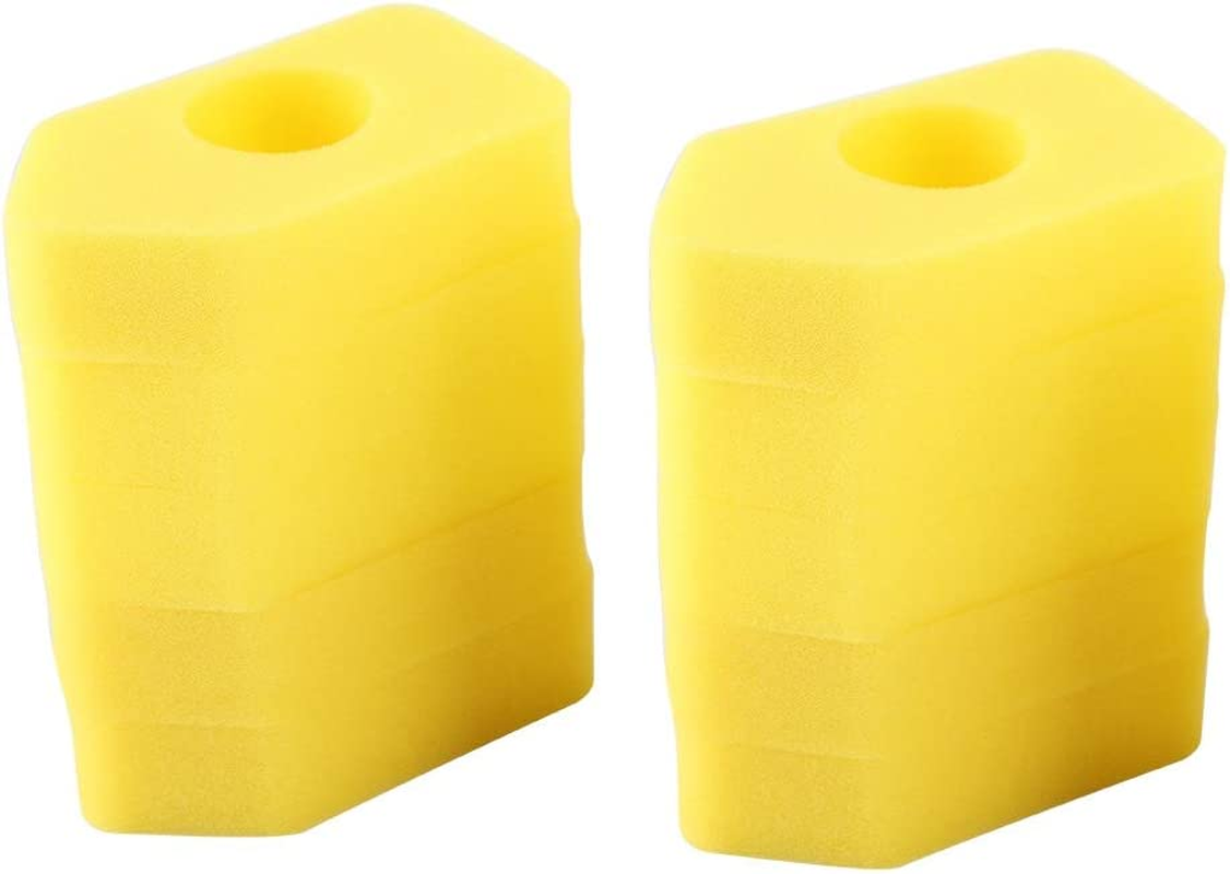 Foam Air Filter,10Pcs Air Filter Yellow Foam Replacement Air Cleaning System,Good Working Conditions and Easy Installation for Briggs & Stratton 986434 image number 1