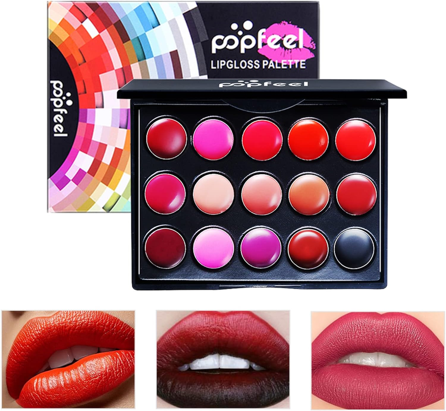 Roseflower All-In-One Makeup Gift Set Travel Makeup Kit Women Full Kit Starter Make up Palette Full Kits with Eyeshadow Palette, Concealer Stick, Blush, Mascara Eyeliner for Teen Girls & Adults #4 image number 3