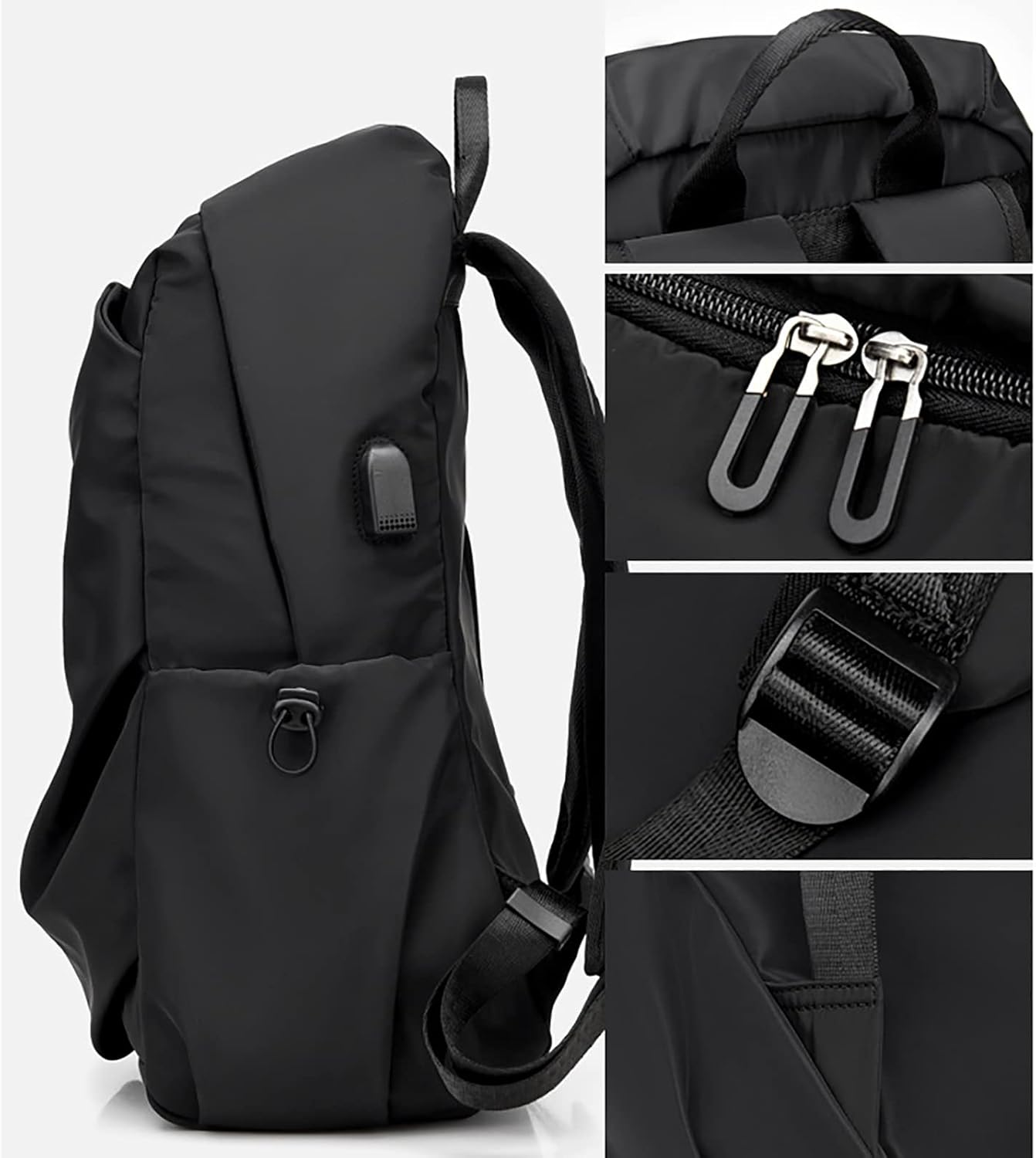 Everyday Backpack 20L, Carry-On Backpack with Laptop Sleeve and Portable Charger Compartment Color-1 image number 6