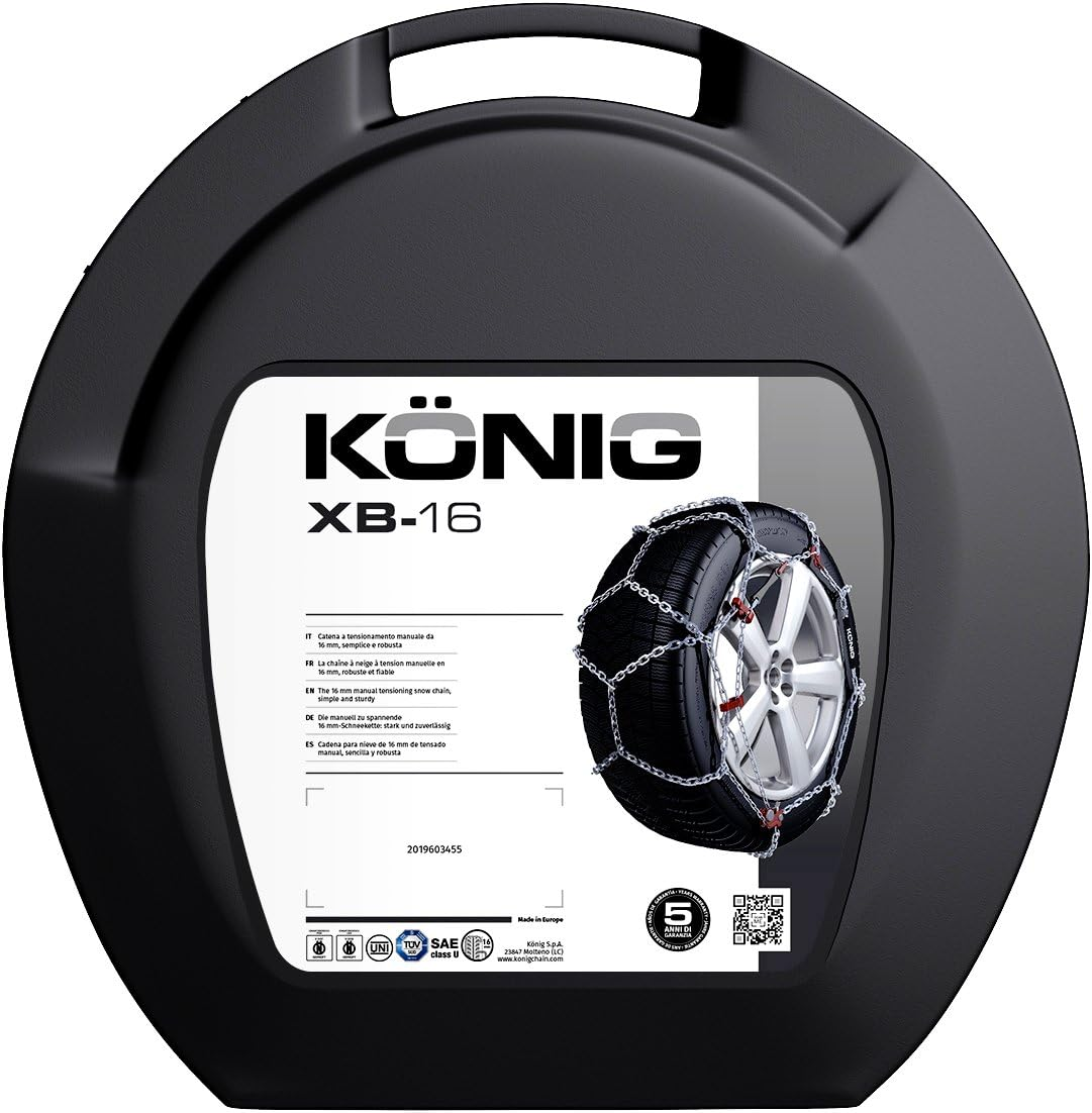 KONIG XB-16 265 Snow Chains, Set of 2 image number 4