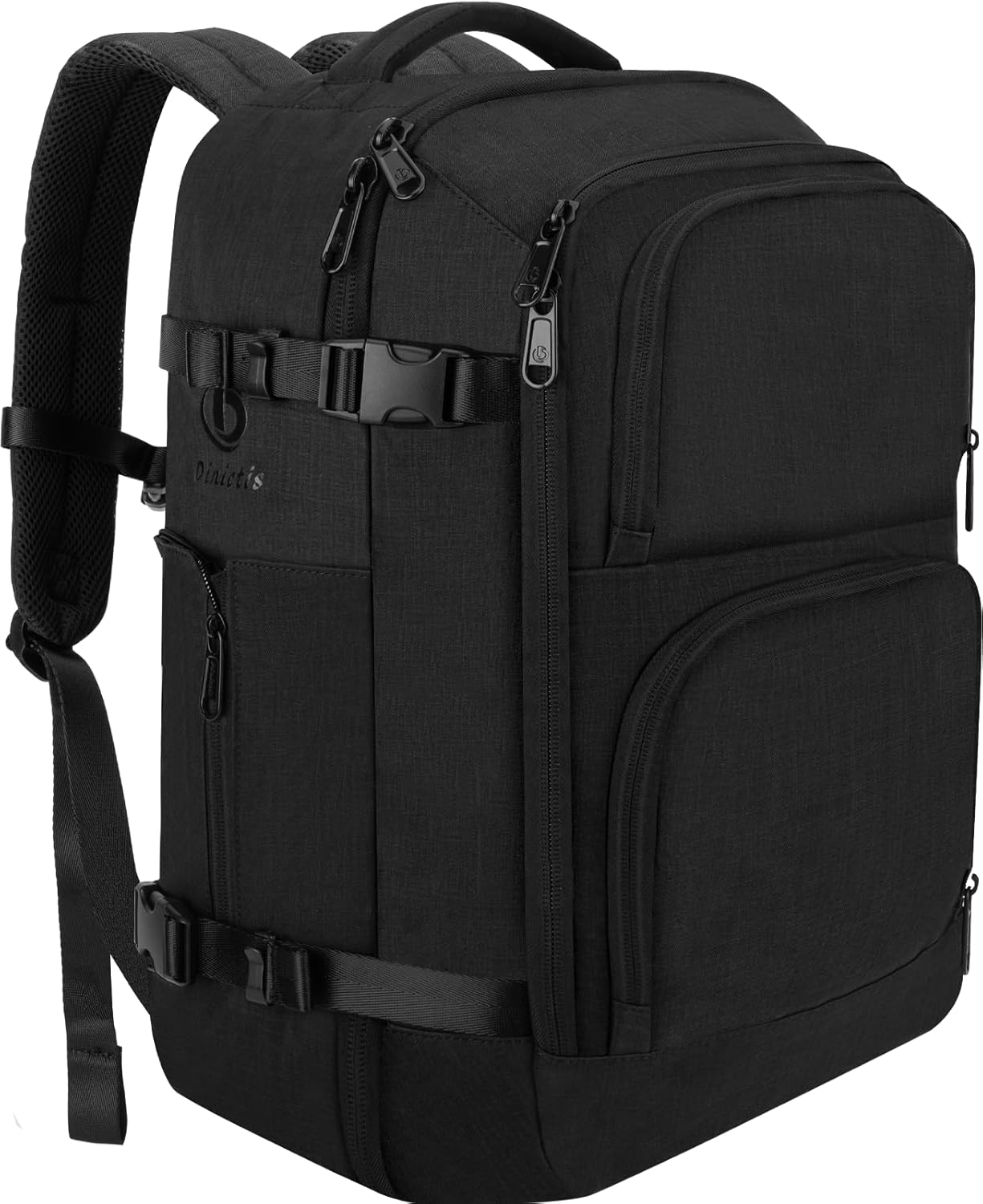 Dinictis 40L Flight Approved Travel Backpack, Waterproof Business Carry on Backpack Fit 15.6 Inch Laptop, Durable Weekender Bag for Men and Women