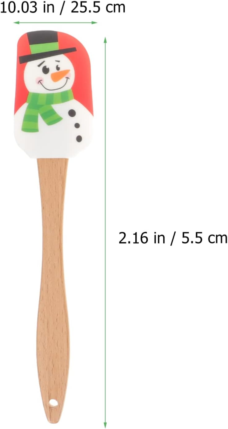 CALLARON 5Pcs Non-Stick Baking Spatula Ergonomic Cheese Spreader Lightweight Kitchen Tool for Cake and Dessert Making Practical for Home and Bakery Use image number 5