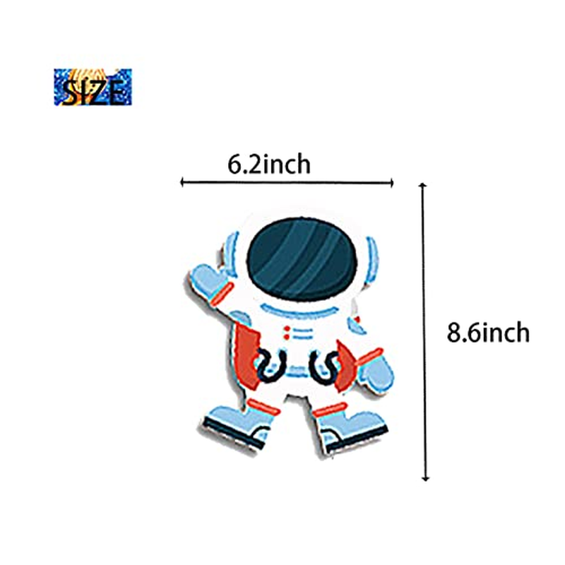 15 PCS Outer Space Theme Birthday Banner Happy Birthday Galaxy Party Sign, Outer Space Theme Decorations, Astronaut Boy Girl Baby Shower Supplies image number 6