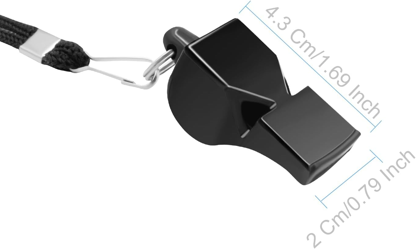 WONAPAD Whistle,Professional Sports Whistle with Lanyard, Very Loud Pea-Less Whistle, Perfert for Coaches, Referees, Lifeguards and Polices (6PCS) image number 6