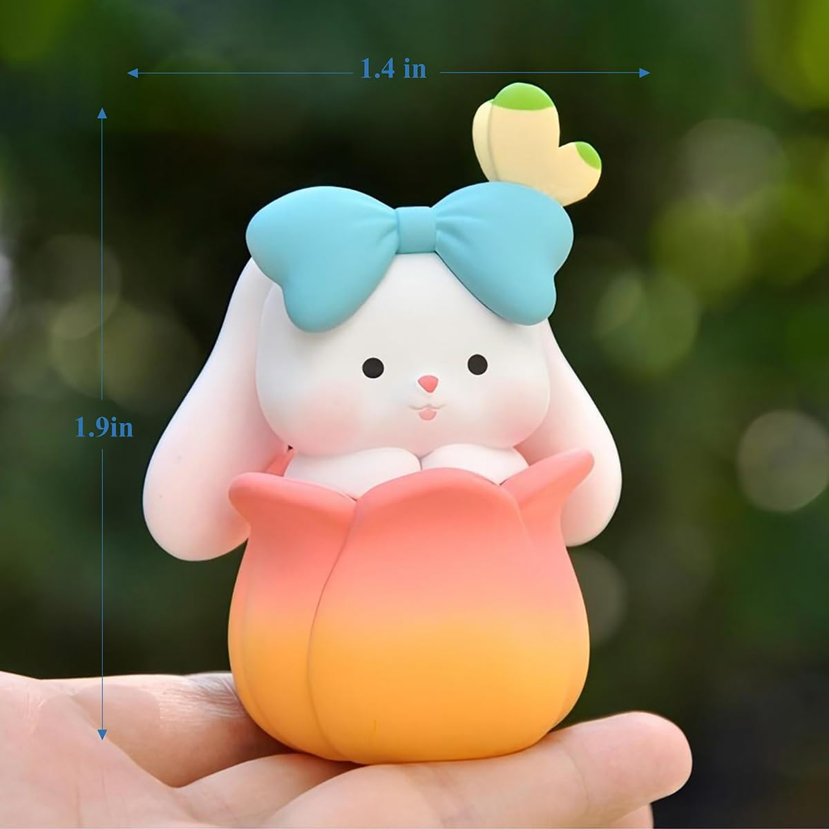 Cosplay Rabbit Figure Set Cute Anime Desktop Decoration Ornament Kawaii Anime Figure Fan Birthday Gift Collection 1.6X2.2In (6PCS) image number 2
