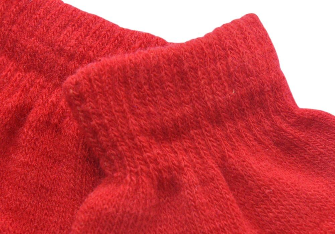 Baix Toddler Boys and Girls Winter Knitted Writing Gloves, 1-3 Years Old - Black image number 6