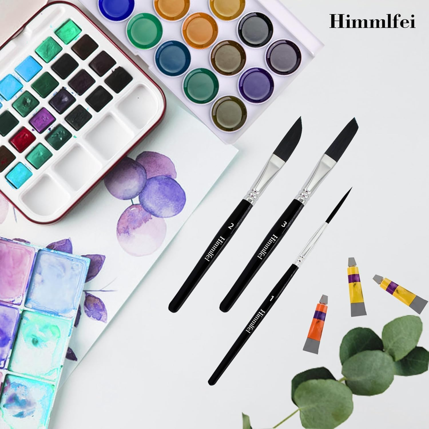 Pinstriping Brush Striping Brushes for Acrylic Watercolour Oil，3 Pcs High Performance Pinstripe Brushes，Professional Artists Script Liner Brush Long Liner Brush Scroll Sword Paint Brush Set image number 5