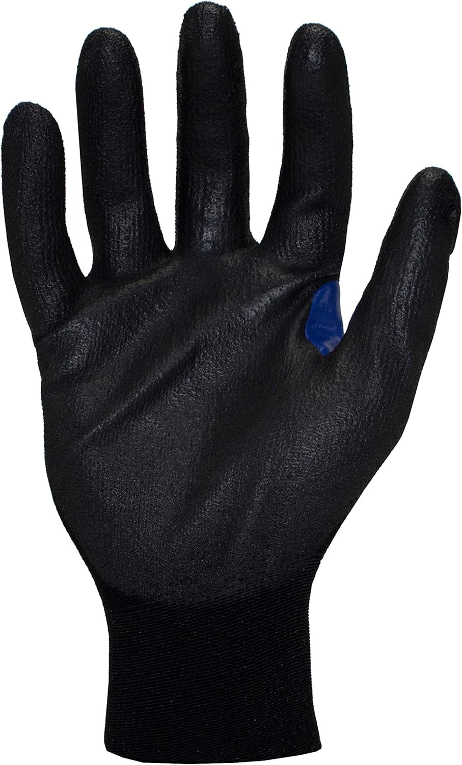 Ironclad KKC1PU-04-L Knit A1 Polyurethane Touchscreen Cut Resistant Gloves, Large, Black image number 1