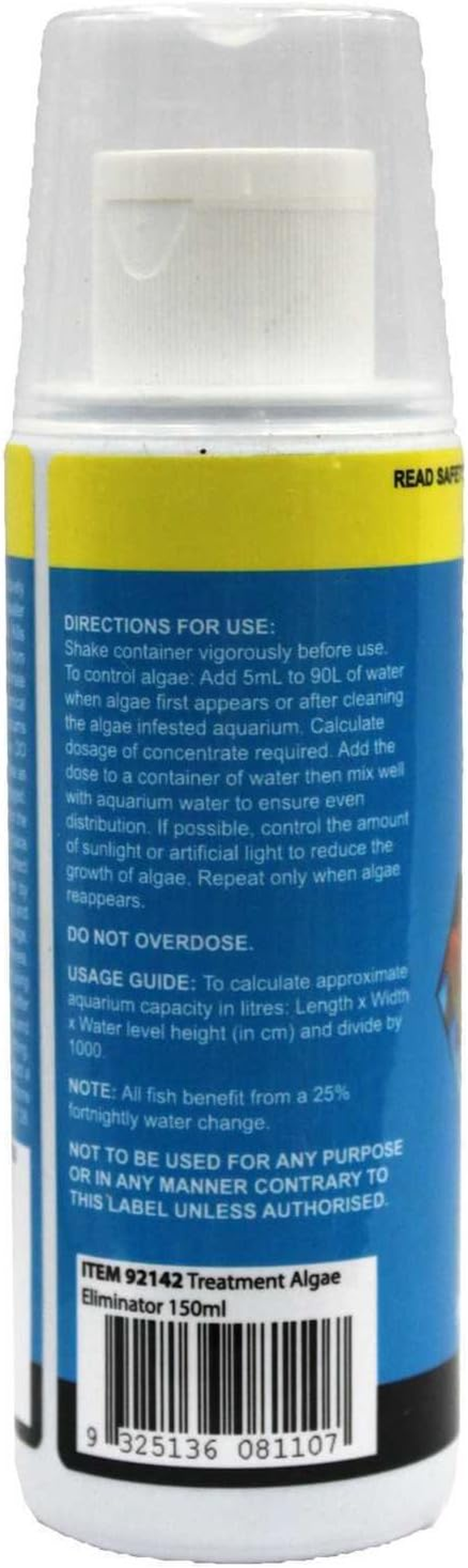 Aquarium Treatment Algae Eliminator 150Ml 92142 Fish Tank Aqua One image number 2