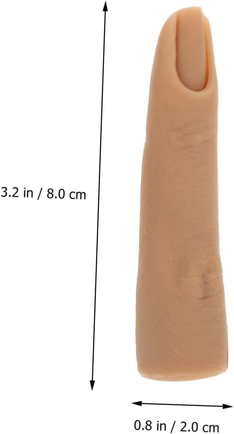 IWOWHERO Nail Tech Supplies Nail Art Practice Realistic Artificial Finger Training Model image number 5