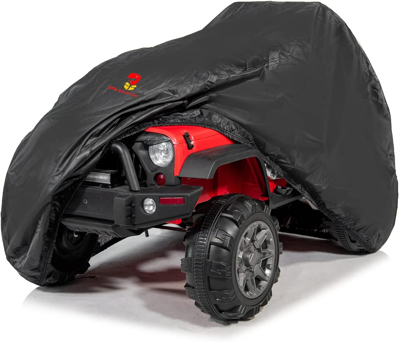 Kids Ride-On Toy Car Cover, Large Waterproof Cover for Power Wheels Jeep Kids Vehicles, 420D Heavy Duty Cover Protect Kids Electric Car from Sun, Wind, Rain, Snow and Dust - Universal Fit