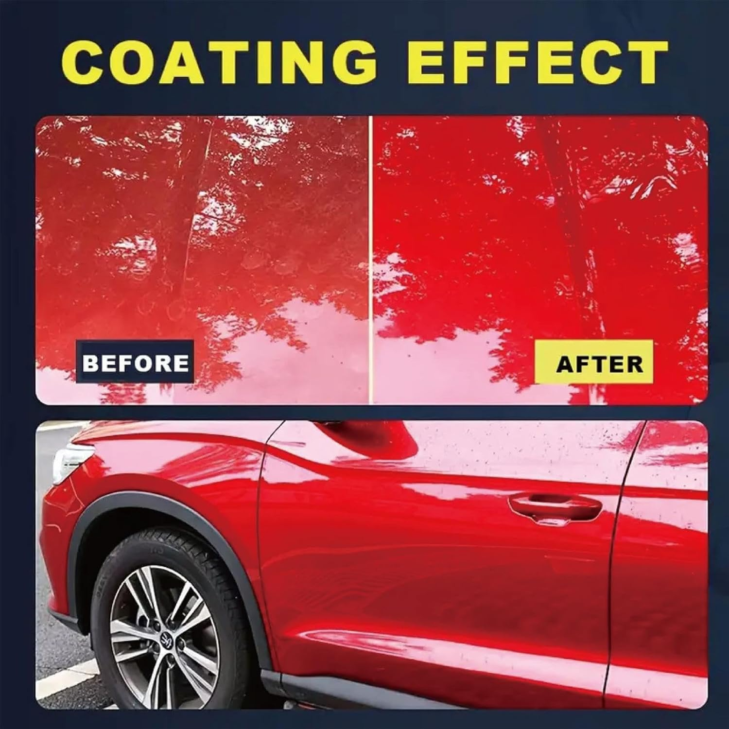Car Wax Ceramic Coating - 100Ml Detail Spray Nano Wax Coating,Professional Paint Care Liquid, Renewal Agent, Automotive Top Coats for Trucks Suvs image number 4