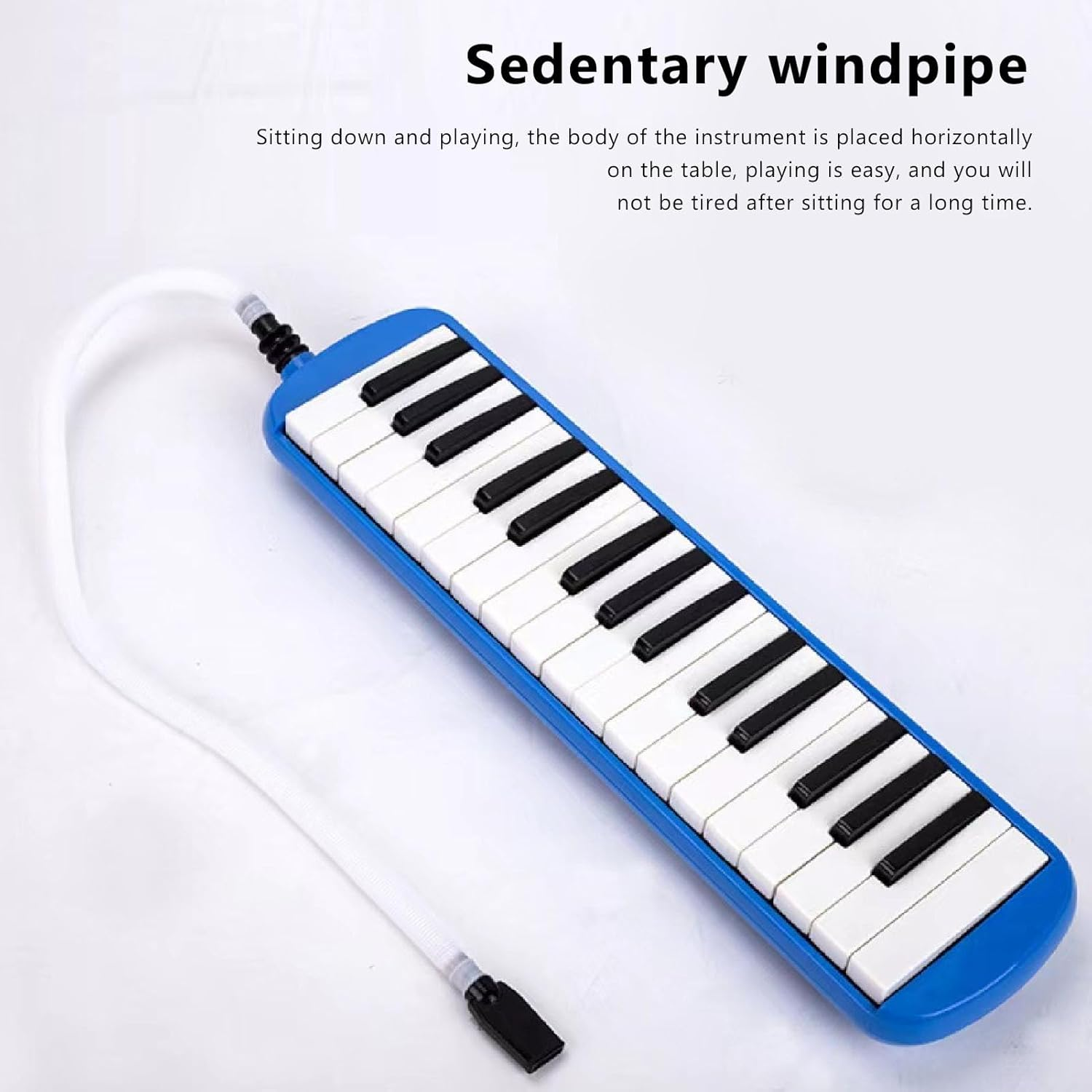 32 Keys Mouth Melodica, Air Piano Keyboard Soprano Melodica, Musical Instrument Toy for Students and Beginners with Mouthpiece, Blowpipe, Playing Organ, Carrying Bag image number 6