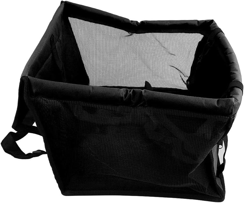 Breathable Oxford Fabric Car Pet Dog Seat Cover with Mesh Basket Black Simple to Install Easy to Store and Suitable for Most Cars image number 4