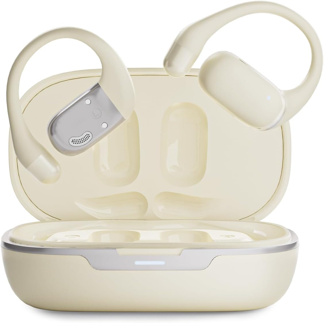 Ulian Open Ear Headphones, Air Conduction Wireless Earphones, Ultra Comfort and Light Design, Sweat Resistant, Secure Fit for Sport, Bluetooth V5.3, Hifi Stereo, Built-In Mic, up to 50H Playtime image number 4