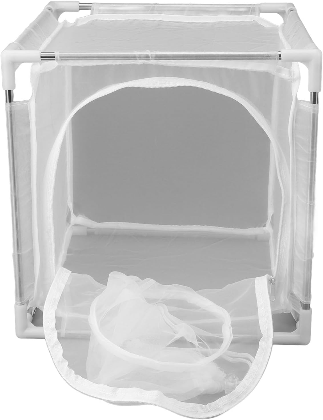 Premium Nylon Fly Mesh Cage, Sturdy Stainless Steel Structure, Ideal for Breeding Observation and Hatching Purposes, Suitable for Homes, Laboratories and Other Diverse Settings, image number 3