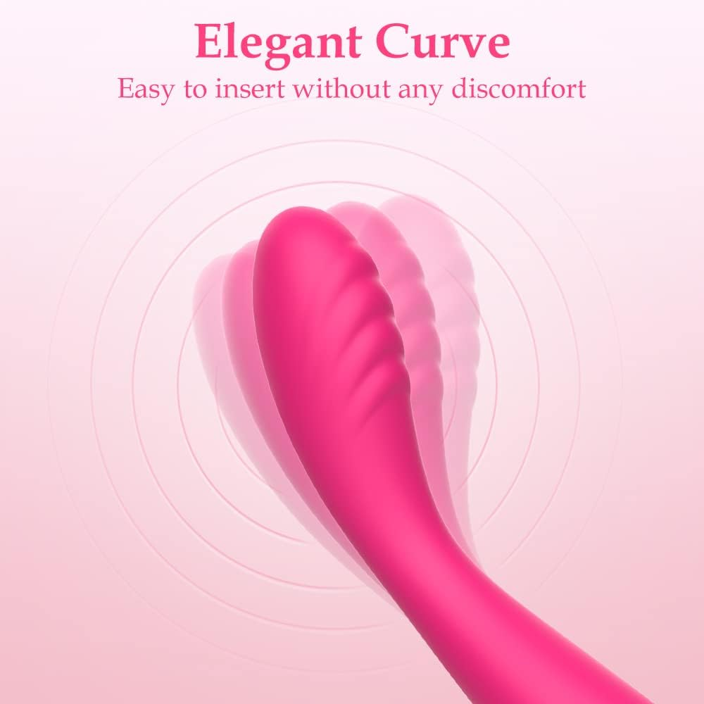 G Spot Vibrator for Women, Adorime Clitoral & Vaginal Wand Vibrator with 5 Speeds & 10 Modes, Waterproof High-Frequency Clitoral Vaginal Stimulator for Quick Orgasm, Quiet Rechargeable Pink Vibrating Wand Massager for Female Pleasure (Pink) image number 2