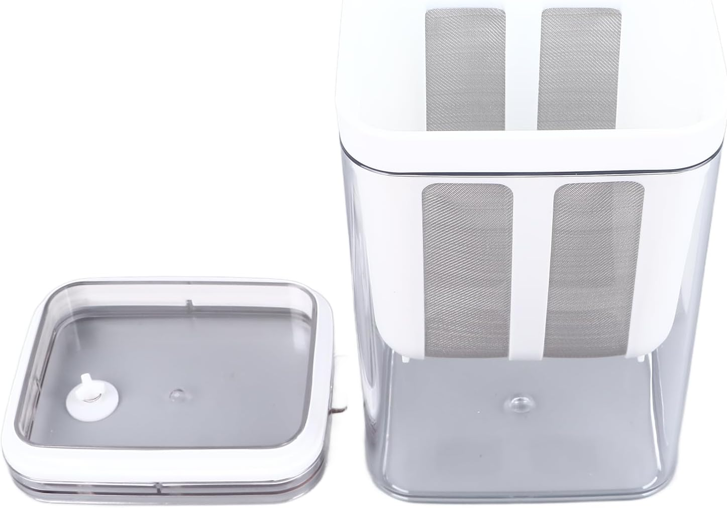 Yogurt Strainer, Greek Yogurt Maker Food Strainer Reusable Kitchen Tools with Extra Fine Mesh Stainless Steel Strainer Basket for Milk Coffee Milk Yogurt Juices image number 5