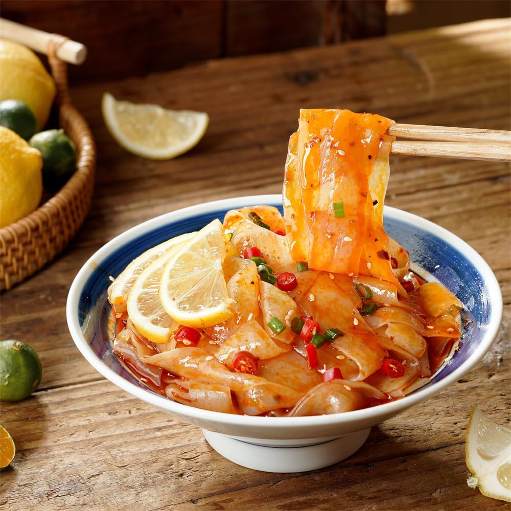 Baijia Chenji Konjac Liangpi Lemon Hot and Sour Flavor Noodle, 225 G image number 2