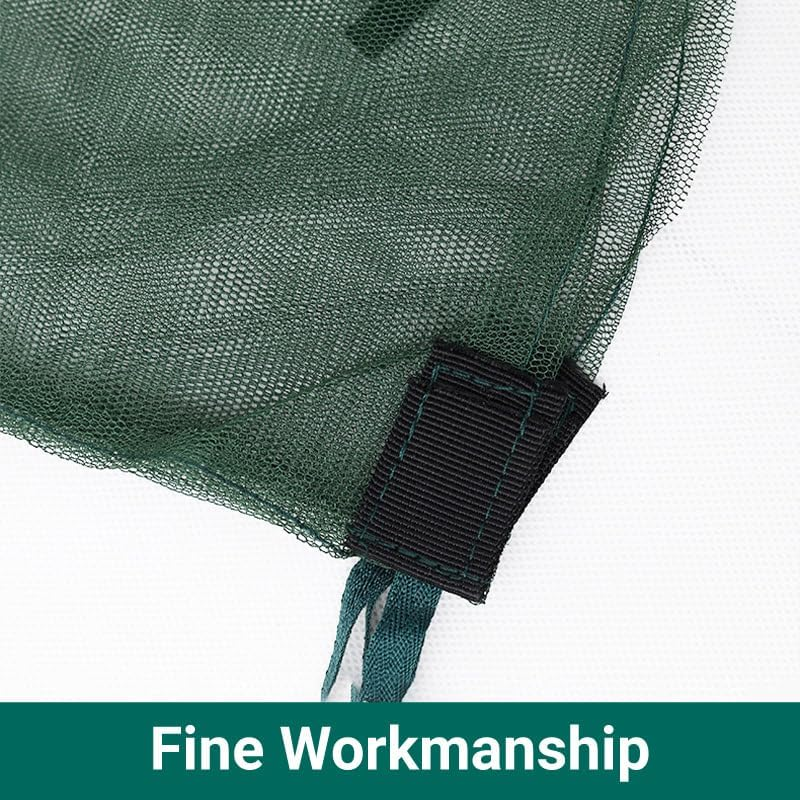 AIMALL Plant Protection Cover PE Material 35.8X37.4In & 39.8X41.3In Insect-Proof Mesh Greenhouse Tent with Zipper for Vegetable Seedlings Garden Use image number 6