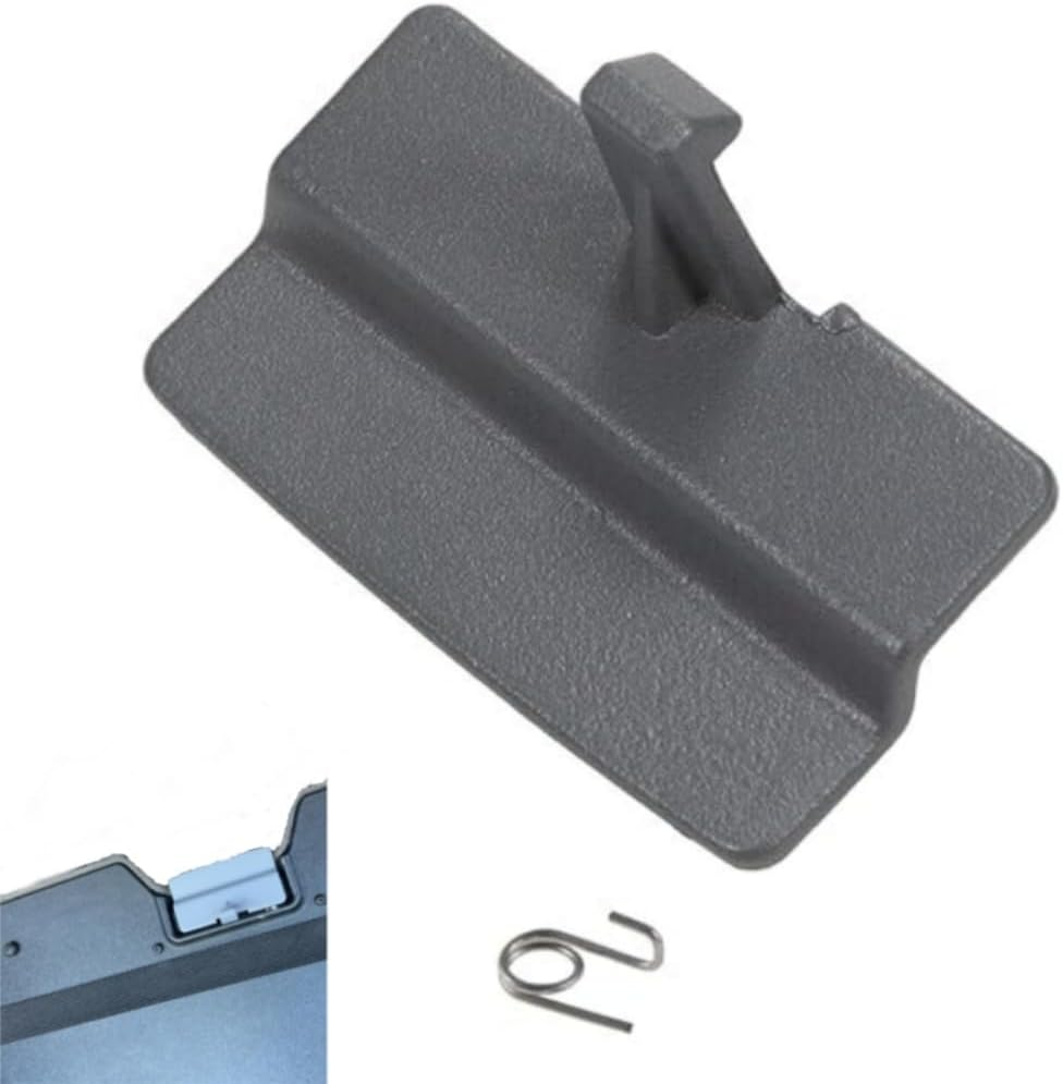 Center Console Jump Seat Lid Latch,Compatible with 2010-2018 Ford F150 F-150,For Bl34-18672A66,Gray ABS Console Latch Replacement image number 3