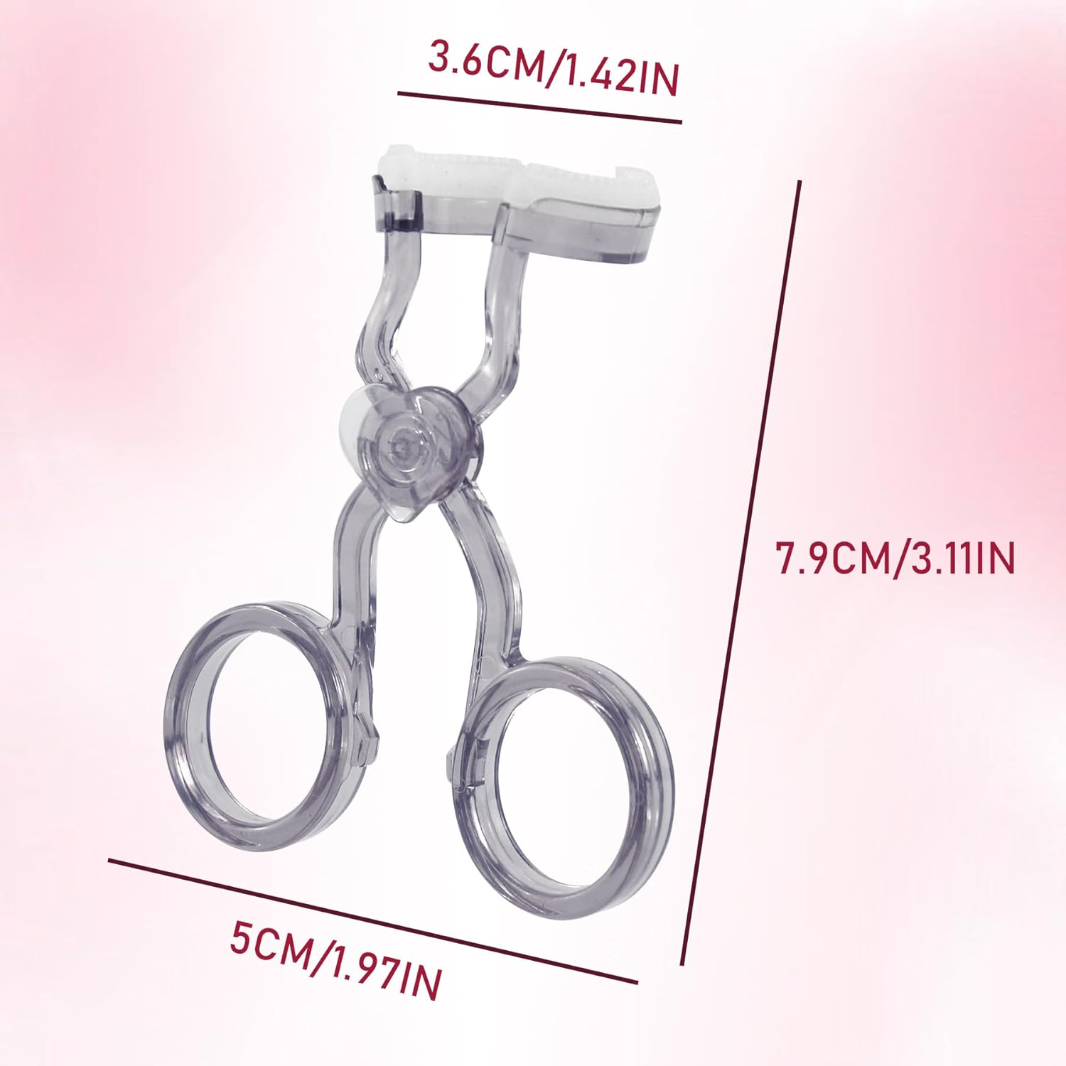 EKIND Contact Lens Wearing Aid, Eyelid Stretcher for Easy Insertion and Removal of Contact Lenses, Improves Wearing Comfort and Convenience, for Daily Use and Outdoor Travel (Purple) image number 3