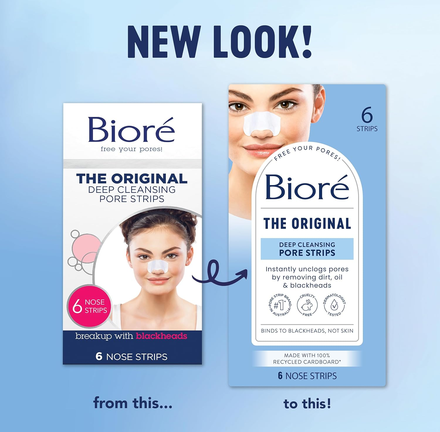 Biore Deep Cleansing Pore Strips, 6 Count