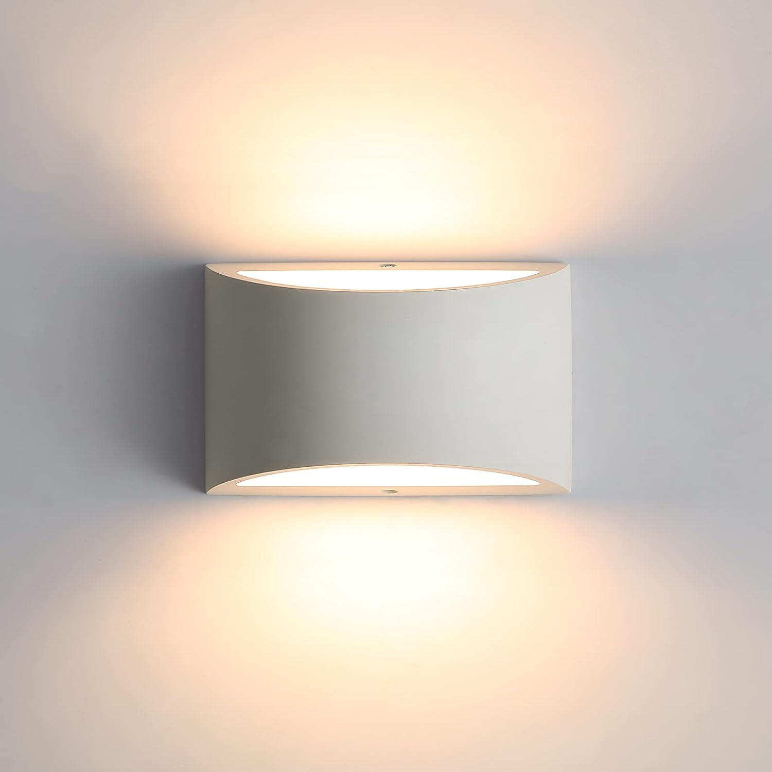 Pheashine Indoor Wall Light, 7W Warm White LED Modern Plaster Wall Lights, Decorative up and down Wall Lamp Sconce for Living Room, Bedroom, Corridor, Stairs, Pathway (G9 LED Bulb Include) image number 5