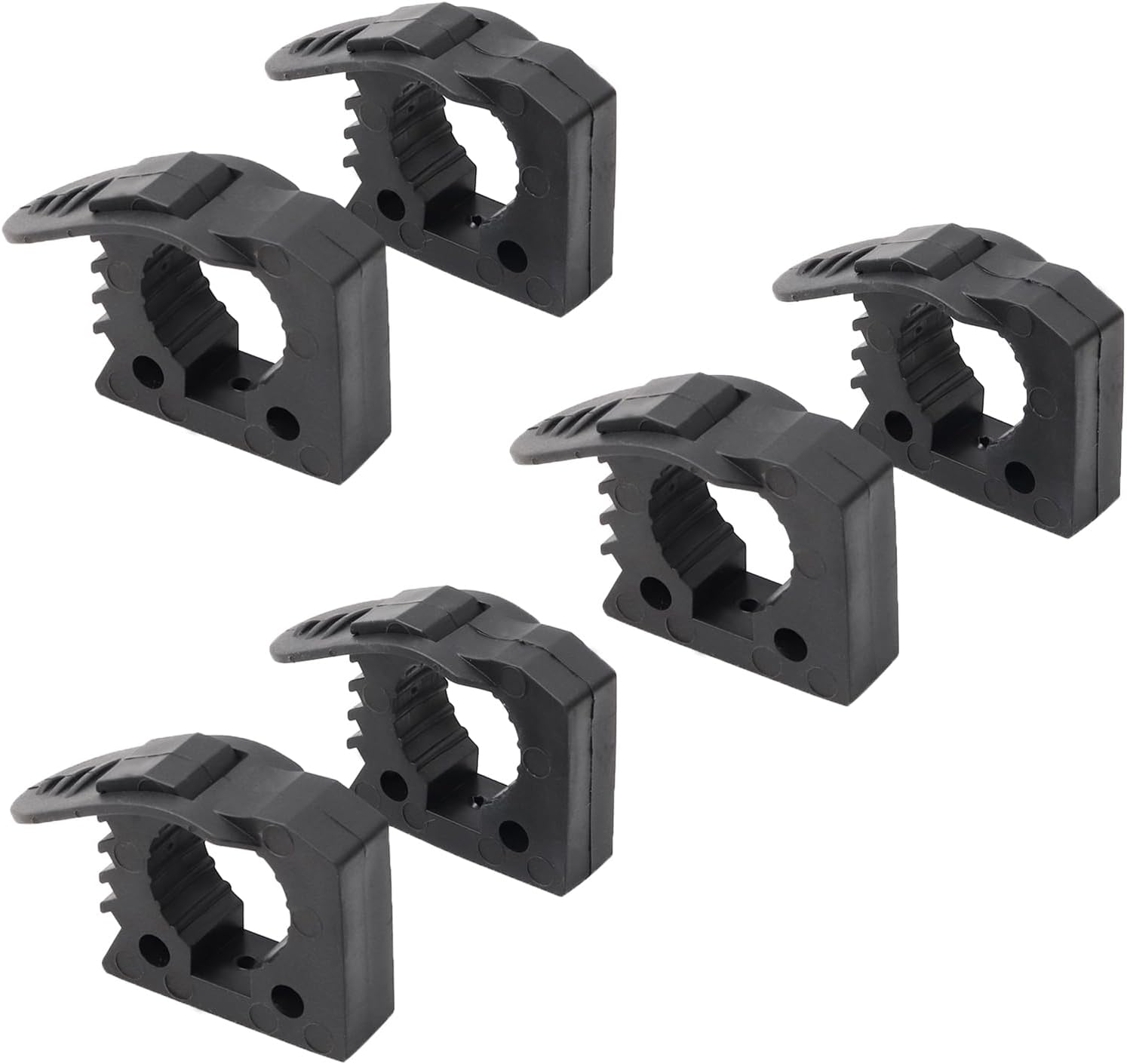 Pikioraz 2 Pack Shovel Mount, Rubber Clamp Grip for 1-1/7" to 1-4/9" Diameter Tools and Equipment Used on Off-Road Vehicle, SUV UTV ATV, RV Van, Pickup Trucks, Utility Trailers