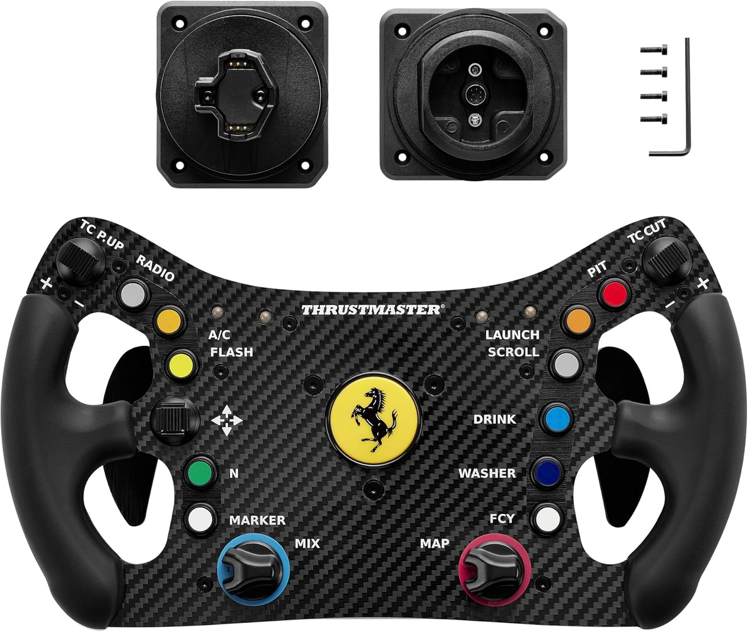 Thrustmaster Ferrari 488 GT3 Wheel Add-On - Compatible with PS, XBOX, PC image number 2