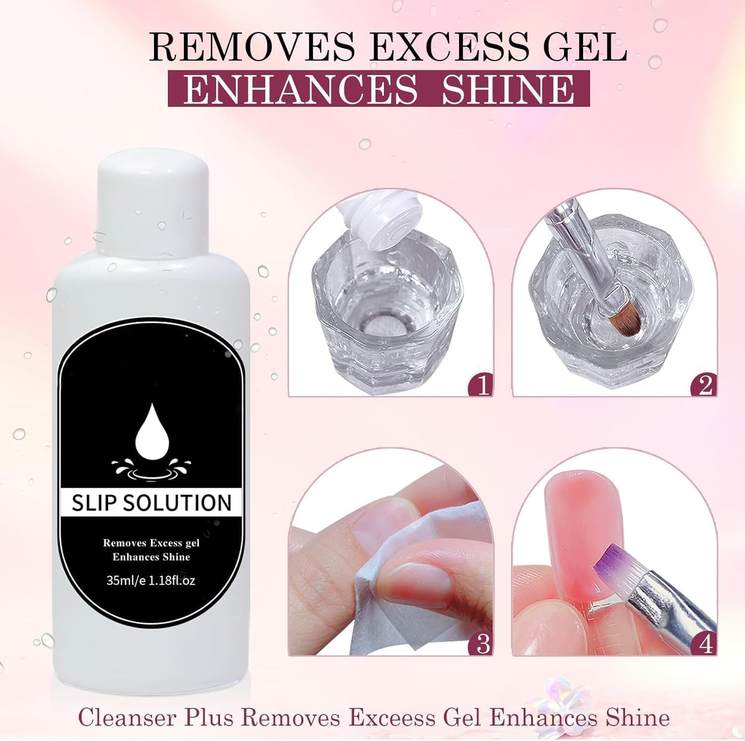 Poly Nail Gel Kit 3 Colors with 6 W Lamp Nail Extension Gel Kit Nude Clear Pink Natural Complete for Beginner Thickening Solutions DIY at Home for Women image number 4