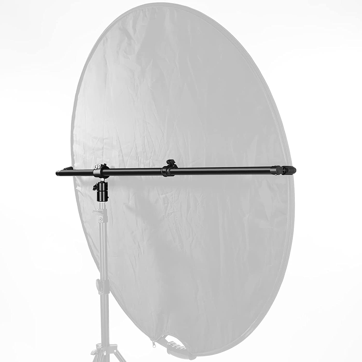 NEEWER Extendable Reflector Holder Arm, Photo Studio Telescopic 27.9&rdquo; to 47.2&rdquo; Boom Arm 360 Degree Swivel Reflector Bracket for Product and Portrait Photography, Ideal for Studio & Outdoor Photography image number 5