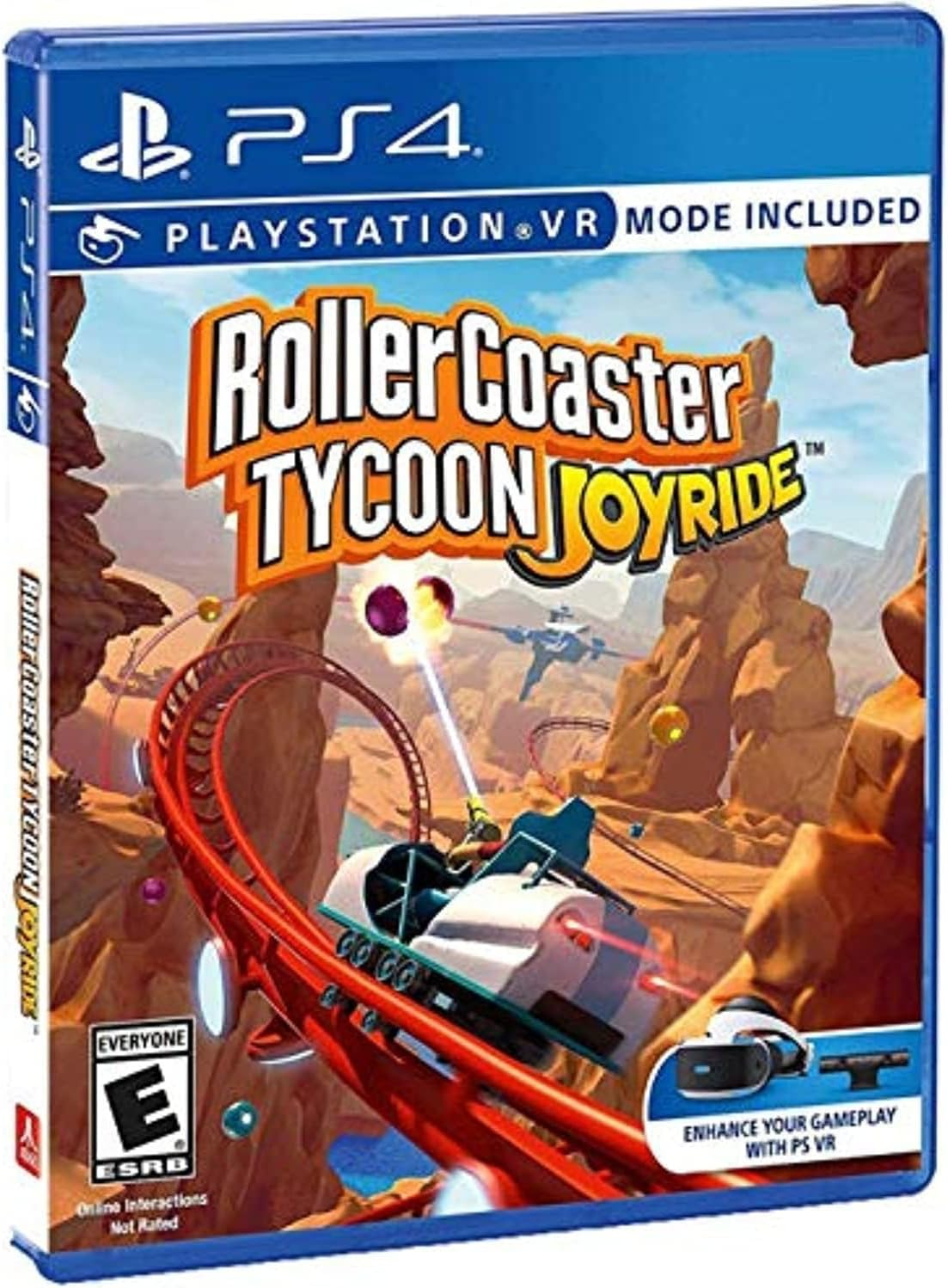 Atari Rollercoaster Tycoon Joyride Playstation 4 Games image number 2