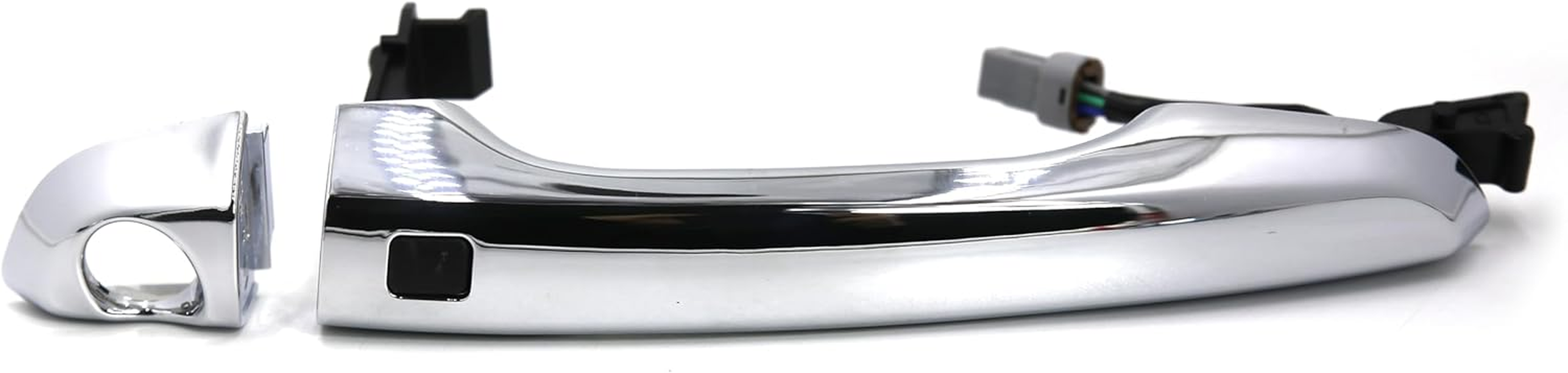 Otois 8Pcs Chrome Exterior Door Handle Keyless Entry Smart Key Type Set Automotive Replacement Parts for Hyundai Elantra 2017 2020 image number 6