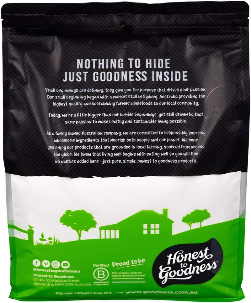 Honest to Goodness Organic Arrowroot Powder, 5Kg - Neutral Tasting and Easily Digested! Extracted from the Fibrous Component of the Root, Ensuring Purity and Quality.