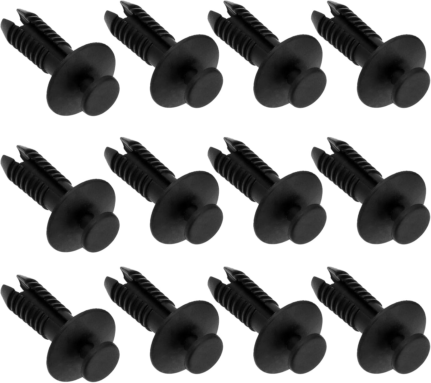 30PCS Car Bumper Fender Retainer Clips 1400806 51111964186 Compatible with BMW 3Er E30 E36 E46 5Er E39 E60 Compatile with Opel Corsa Limosine Signum Omega Insigna image number 1